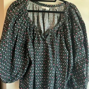DOEN Floral Blouse
